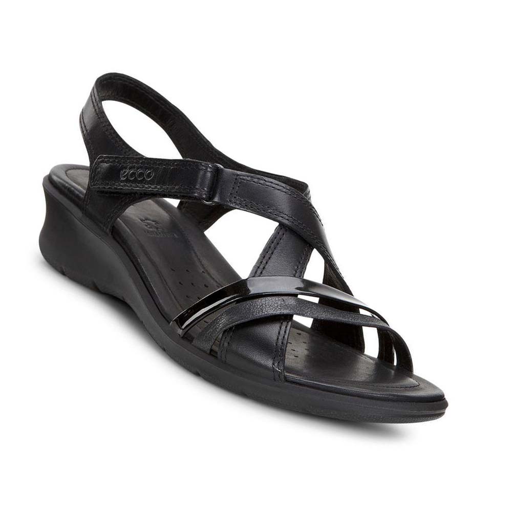 Women's Ecco Felicia Sandals Black | USA 173CTV